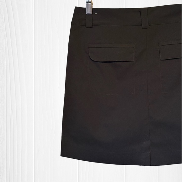 Nike Golf Womens 2 Dri-Fit Tour Performance Skirt with Shorts - Skort Black - Picture 7 of 11